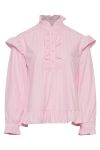 Noella - Bluse - Sally Blouse - Light Pink Stripe