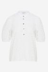 Noella - Bluse - Wakka Blouse Broderi Anglaise - White
