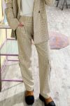 Noella - Bukser - Mille Pants - Camel Checks