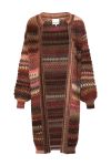 Noella - Cardigan - Gio Knit Cardigan - Rust Mix