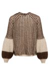 Noella - Cardigan - Liana Knit Cardigan - Beige/brown