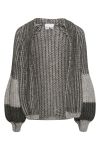 Noella - Cardigan - Liana Knit Cardigan - Grey Melange Mix