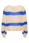 Noella - Cardigan - Pacific Knit Cardigan - Blue Mix