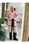 Noella - Cardigan - Prisca Knit Cardigan Long - Pink Mix