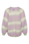 Noella - Cardigan - Vera Knit Cardigan - Lilac/White/Mint