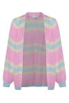 Noella - Cardigan - Vera Knit Cardigan - Pink/Light Blue/Yellow pastel