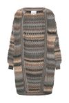 Noella - Cardigan - Gio Knit Cardigan - Light Grey Mix