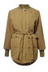 Noella - Jakke - Esme Pile Jacket - Solid Light Army