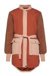 Noella - Jakke - Esme Pile Jacket - Terracotta Mix