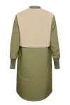 Noella - Jakke - Etta Pile Coat - Beige/Army Mix