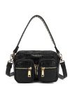 Noella - Taske - Kendra Bag w. Gold - Black Croc