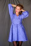 Noella - Kjole - Aya Wrap Dress - Blue 