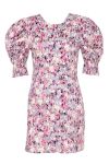 Noella - Kjole - Blade Dress Satin - Pink/Lilac Print