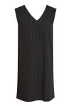 Noella - Kjole - Ingeborg Dress - Black Pinstipe