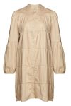 Noella - Kjole - Kiki Pearl Dress Poplin - Camel