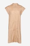 Noella - Kjole - Kiki ss Pearl Dress Cotton Poplin - Beige