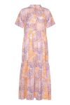 Noella - Kjole - Lipe Long Dress S/S - Pastel Mix