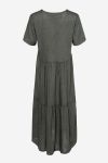 Noella - Kjole - Lipe V-neck SS Linen Mix - Antracit