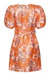 Noella - Kjole - Neva Belt Dress - Orange Mix