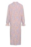 Noella - Kjole - Rebecca Long Dress - Lavender/Apricot Print