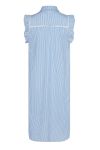 Noella - Kjole - Senza Dress Cotton Poplin - Blue/White Stripe
