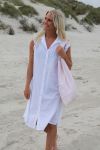 Noella - Kjole - Senza Dress Cotton Poplin - White