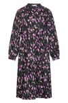 Noella - Kjole - Tallulah Lipe Dress - Black/Lilac Flower