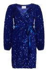 Noella - Kjole - Teagan Wrap Dress - Royal Blue