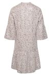 Noella - Kjole - Verona Short Dress - Grey w/ Silver