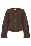 Noella - Cardigan - Lenyx Knit - Chocolate