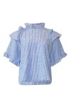 Noella - Bluse - Lesly Blouse - Blue Stripe