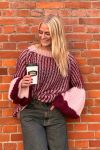 Noella - Strik - Liana Knit Sweater - Rust Blush Combo