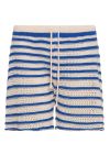 Noella - Shorts - Shay Knit Shorts - Blue Stripe