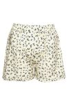Noella - Shorts - Zar Shorts Cotton Poplin - Blue/Cream Flower