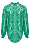 Noella - Skjorte - Bristol Lace Shirt - Green