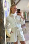Noella - Skjorte - Pixi Shirt Lace - White