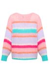 Noella - Strik - Ella Knit Sweater - Rose/Blue/Lilac Mix 