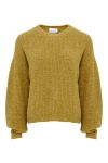 Noella - Strik - Frenchie Knit Sweater - Mustard Melange