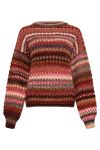 Noella - Strik - Gio Knit Sweater - Rust Mix