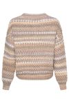 Noella - Strik - Gio Sweater - Sand Mix Lurex