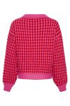 Noella - Strik - Gio Knit Jumper - Pink Red Mix