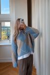 Noella - Strik - Lai Knit - Sky Blue Mix
