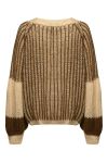 Noella - Strik - Liana Knit Sweater - Beige/brown