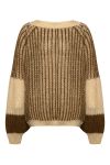 Noella - Strik - Liana Knit Sweater - Beige/brown