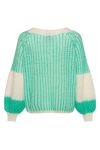 Noella - Strik - Liana Knit Sweater - Mint/White