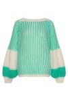 Noella - Strik - Liana Knit Sweater - Mint/White