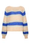 Noella - Strik - Pacific Knit Sweater - Blue Mix