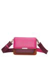 Noella - Taske - Bella Bag - Deep Pink/Tan/Burgundy