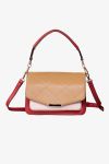 Noella - Taske - Blanca Multi Compartment Bag - Camel/red/pink