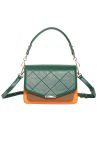 Noella - Taske - Blanca Multi Compartment Bag - Dark green/Orange/Taupe